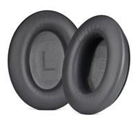 INF Cuscinetti auricolari di ricambio Bose QC45/QC35, in pelle proteica con memory foam, confezione da 2