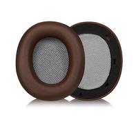 INF Cuscinetti auricolari di ricambio in marrone, compatibili con cuffie Beyerdynamic Lagoon ANC, confezione da 2 in pelle proteica premium