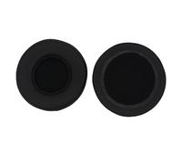 INF Cuscinetti auricolari di ricambio per cuffie, 70 mm, rotondi, in memory foam, confezione da 2