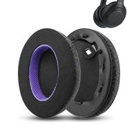 INF Cuscinetti auricolari di ricambio per cuffie Sony WH-1000XM4 - nero, tessuto di seta traspirante, piacevolmente rinfrescante per le sessioni di gioco intense, isolamento acustico