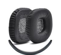 INF Cuscinetti auricolari di ricambio per Marshall Major 1/2, cuscinetti auricolari e cuscinetti per archetto di buon isolamento acustico, 1 paio di cuscinetti auricolari, 1 copertura per fascia
