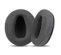 INF Cuscinetti auricolari in cotone delicato sulla pelle, compatibili con Sony WH-CH710N, grigio scuro, 9,2 cm x 9,2 cm x 2 cm, confezione da 2
