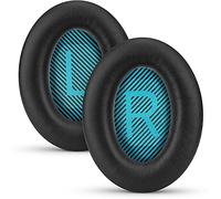 INF Cuscinetti auricolari per Bose QuietComfort 15 QC2 QC25 Ae2 Ae2i Ae2w SoundTrue & SoundLink cuffie (1 paio nero/blu)