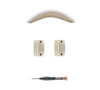 INF Cuscinetto per archetto con clip di bloccaggio e strumento di rimozione, pelle proteica + memory foam, compatibile con Bose QC25, facile da montare e morbido comfort per tutto il giorno