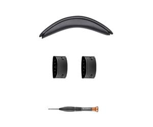 INF Cuscinetto per archetto con clip di bloccaggio e strumento di rimozione, pelle proteica + memory foam, compatibile con Bose QC25, facile da montare e morbido comfort per tutto il giorno