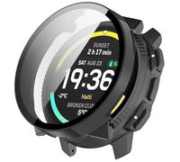 COPERTURA PROTETTIVA INF Vertical 2 - Custodia in policarbonato e vetro temperato, compatibile con Suunto Nero, policarbonato, vetro temperato