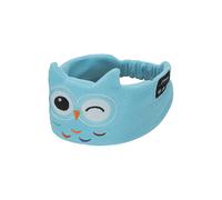 INF Fascia con design a gufo per dormire Blu CUFFIE BLUETOOTH, Bianco