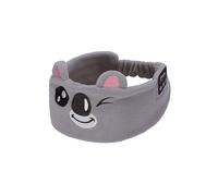 INF Fascia Design Animalier in Pile Grey CUFFIE BLUETOOTH, Bianco