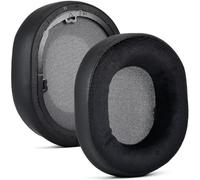 INF INF Confezione da 2 cuscinetti auricolari in pelle PU e velluto, compatibili con cuffie Corsair HS55/HS65/HS55 PRO, con memory foam