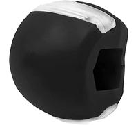 INF Jawline Trainer in silicone per l'allenamento della linea della mascella, per contorni del viso più chiari in un unico pacchetto, nero