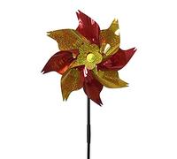 INF Mulino a vento laser ottagonale per repellente per uccelli, deterrente per uccelli, realizzato in materiale PET, ampiamente utilizzato in frutteti, giardini, fienili, mulino a vento repellente