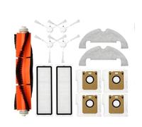 INF Pezzi di ricambio Accessori Dreame Bot D10 Plus/RLS3D/Z10 Pro/L10 Plus 13 parti, 1 spazzola per la testa, 2 filtri HEPA, 4 spazzole laterali, 4 sacchetti per aspirapolvere, 2 cuscinetti per la pul