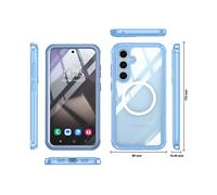 INF posteriore in vetro temperat copertura protettiva per Samsung Galaxy S24 FE, Blu