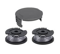 INF Ricambio per tagliaerba: 2 bobine per Bosch EasyGrassCut 18-230 - Filo da 1,6 mm, 4,9 m, con custodia protettiva