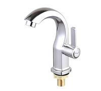 INF Rubinetto singolo per acqua fredda: beccuccio quadrato a forma di luna con nucleo in rame integrato