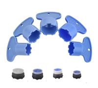 INF Set di chiavi per aeratori per rubinetti - Set da 5 pezzi per il montaggio e lo smontaggio di regolatori e aeratori