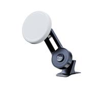 INF Supporto magnetico in silicone con asta di prolunga e base adesiva, in policarbonato e silicone, regolabile a 360°, orizzontale e verticale