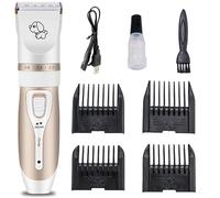 INF Tosatrice per cani silenziosa wireless con accessori Oro / Bianco