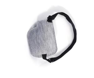 INF Visiera 3D per occhio, maschera regolabile a un occhio, morbida seta lattea e spugna altamente elastica, schermatura completa della luce, seduta ergonomica per adulti e bambini
