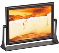 Infactory Kit per lavoretti con la Sabbia per Bambini - Immagini di: Immagine di Sabbia, Eldorado, Supporto Girevole in Metallo, Sabbia Arancio-Grigia (Quadro armonico)