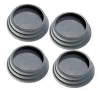 infactory Kitchen & Home - Smorzatore di vibrazioni: Set da 4 Smorzatore di vibrazioni, nero, universale (Isolamento dalle, muto Lavatrice, letto)