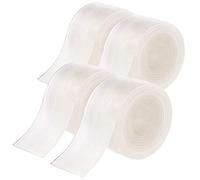 infactory Set da 4 paraspifferi trasparenti autoadesivi 100 x 3,5 cm