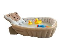 Infant Bathing Basin - Portable Wash Tub, Foldable Space Saving Seat with Sturdy Support Legs, Ergonomic Non Slip Soaking Solution, Ideal for Bathroom Pool Use
