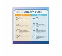 Infant Development Poster Newborn Activities Sensory Play Guide Parenting Wall Art for Bedroom Living Room(Unframed,08x12inch(20x30cm))