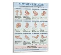 Infant Neurological Exam Poster Newborn Reflexes Nursing Student Study