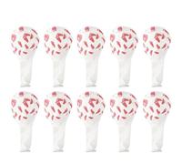 Infant Shower Balloons 10 Pack | Footprint Pattern Latex Balloons for Gender Reveal/Nursery Decor/Birthday Party | Safe & Sturdy Party Decorations (Rosa)