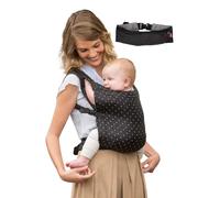 Infantino Porta bebè Zip Ergonomic Travel – Ergonomico compatto, frontale e dorsale, 5,4–18,1 kg
