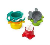 Infantino 930 205039 00 Tazze impilabili con mulino ad acqua, set di 8 pezzi (7 piramidi + 1 mulino ad acqua)