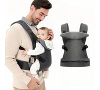 Infantino Flip 4-In-1 Carrier - Ergonomico per neonati e bambini più grandi da 8 a 32 Lbs Tagli UnicaColore unicoPoliestere