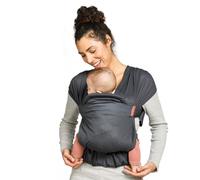 Infantino - Hug & Cuddle - Fascia ibrida regolabile - Marsupio ibrido e imbracatura - Semplice sollievo dalla pressione - Copertura trapuntata per la privacy - Elementi essenziali per neonati da 3,2 a