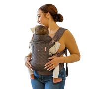 Infantino - Marsupio Neonato 4-in-1 Flip Advanced - Ergonomico e Convertibile - Trasporto frontale e dorsale - Cinghie regolabili - Per bambini da 3,6 a 14,5 kg - Leopardo