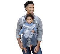 Infantino - Marsupio Flip 4-in-1 - Ergonomico - Convertibile - 4 modalità di utilizzo - Confortevole - Cinghie Imbottite - Regolabile - Per Bambini da 3,6 a 14,5 kg - Mimetico Blu