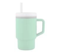 INFANTINO My 1st Tumbler - Mini tazza dolce con cannuccia a prova di perdite e manico per bambini, favorisce il bere, facile da pulire, 255 ml, menta fresca