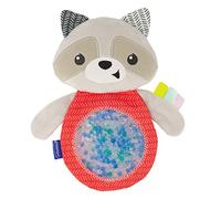 Infantino- Seek & Squish Sensory Pal-Raccoon Amico sensoriale, Multicolore, 315083