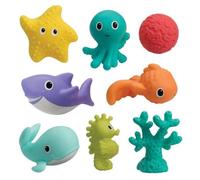 Infantino Set 8 Spruzzatori Creature Marine Testurizzate