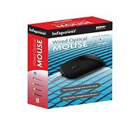 Infapower X202 Mouse ottico con cavo, nero