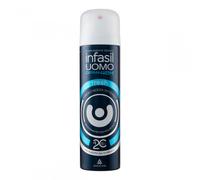 Infasil Uomo Derma 48H Fresh, Deodorante Uomo Spray, Fragranza Fresca con Molecola 2C e Betaciclodestrina che Assorbe gli Odori, Efficacia fino a 48H, Freschezza Intensa, 150 ml.