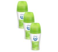 Infasil Deodorante Roll On Freschezza Dinamica, Senza Alcol e con Antibatterico, Efficace Fino a 24h, 50 ml (Confezione da 3)