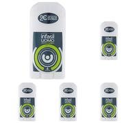 Infasil Deodorante Stick Uomo Dry, 40ml (Confezione da 5)