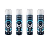 Infasil Uomo Derma 48h Fresh - Deodorante spray da uomo, con molecola 2C, freschezza intensa, 150 ml + portachiavi in omaggio