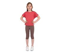 infatti Leggings a ¾ in Cotone per Bambina, Pantaloni Morbidi e Comodi per i più Piccoli, Allenamento Casual, Stile Corto Elegante, Abbigliamento Basic Tonia, Beige 98 cm (3 Anni)