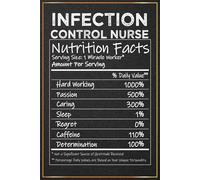 Infection Control Nurse: Funny Infection Control Nurse Presents - Great Journal For Infection Prevention Nurse Christmas and Birthday Gift, ICN Thank ... Control Nurse Office Gifts For Her and Him