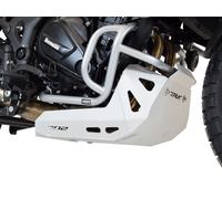 Inferiore paramotore HEED Benelli TRK 702/702X argento+paracoppa alluminio