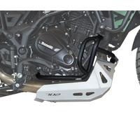 Inferiore paramotore HEED Benelli TRK 702/702X nero + paracoppa alluminio