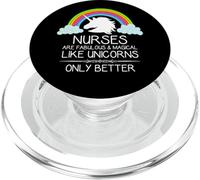 Infermiera Apprezzamento - Infermieri sono come unicorni Divertente Infermieristica PopSockets PopGrip per MagSafe