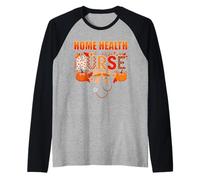 Infermiera Assistenza Domiciliare Vibes Autunno Coquette Maglia con Maniche Raglan